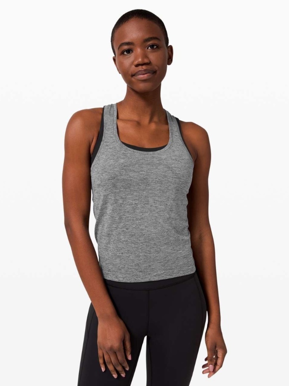Lululemon Swiftly Tech Race Length Racerback Tank Graphite Gray Size 14